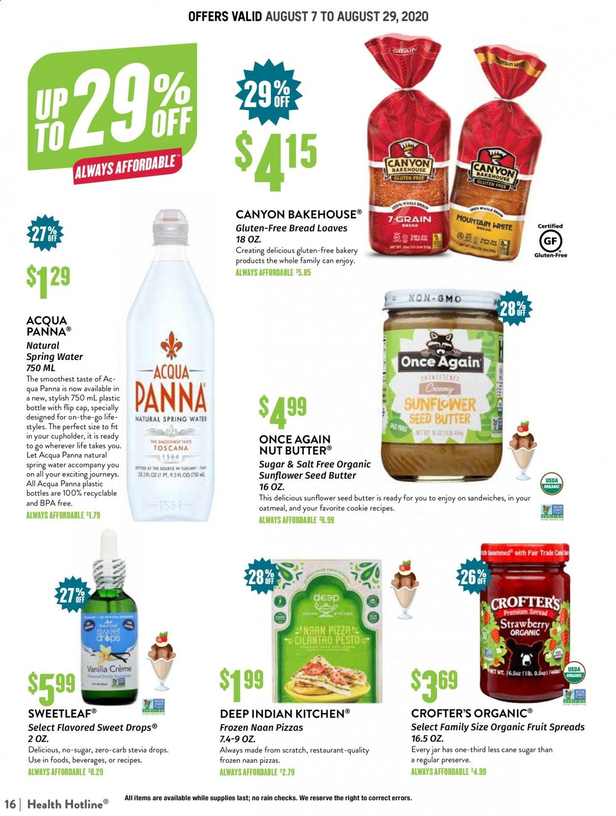 Natural Grocers Weekly Ad August 7 to August 29