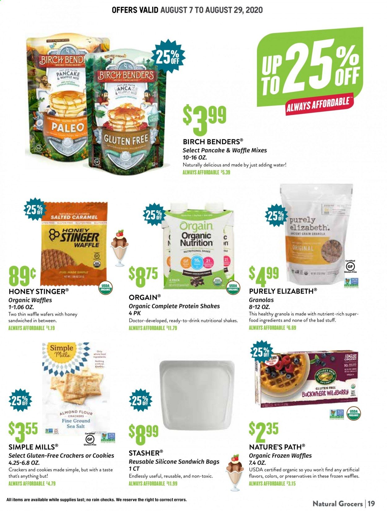 Natural Grocers Weekly Ad August 7 to August 29