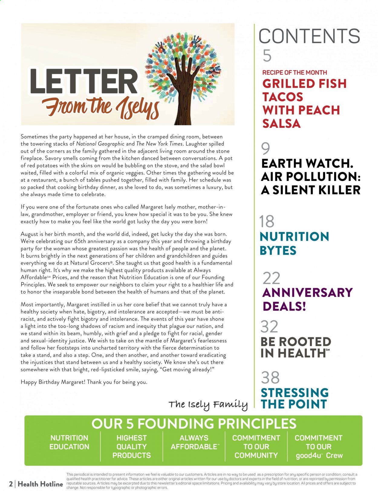 Natural Grocers Weekly Ad August 7 to August 29