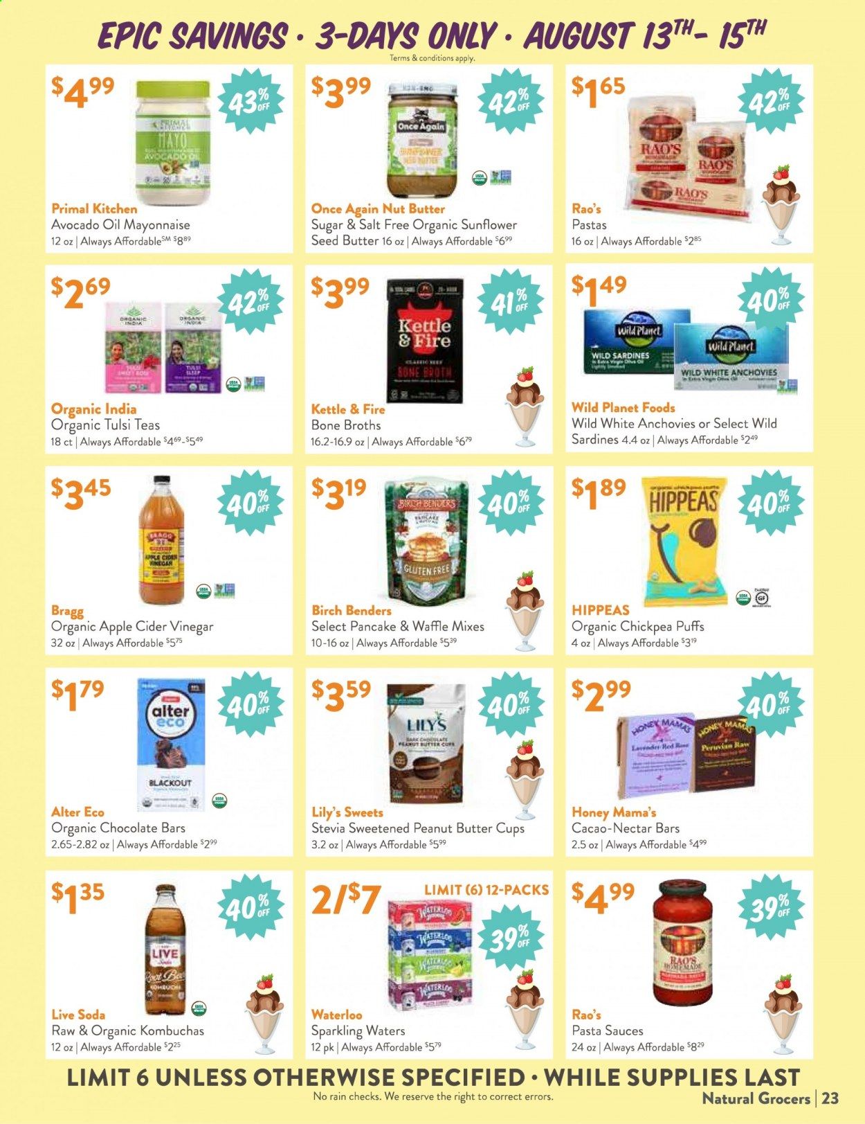 Natural Grocers Weekly Ad August 7 to August 29