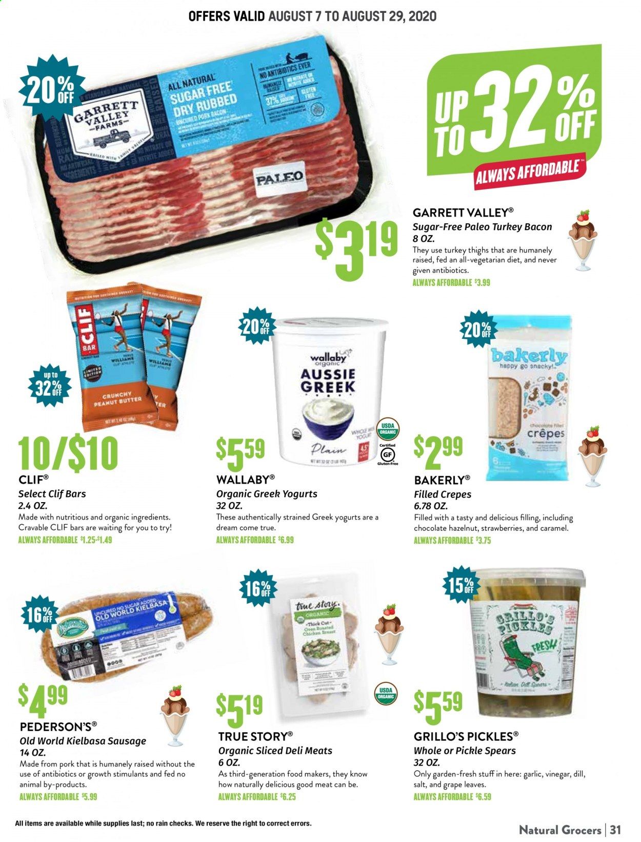 Natural Grocers Weekly Ad August 7 to August 29