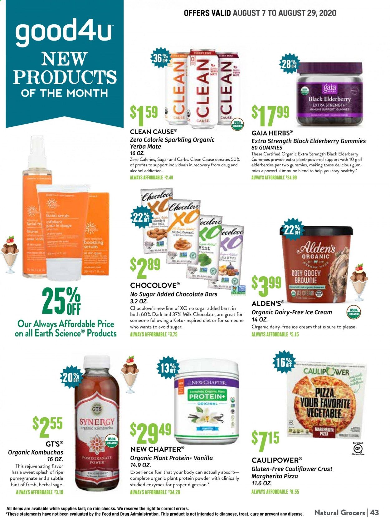 Natural Grocers Weekly Ad August 7 to August 29