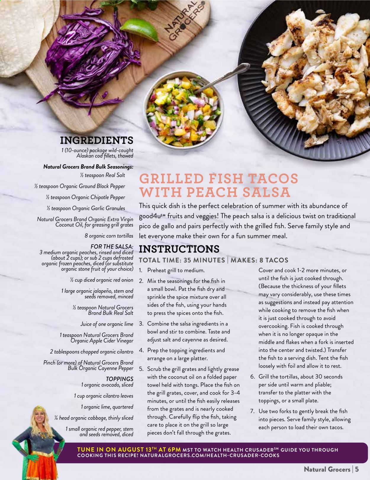 Natural Grocers Weekly Ad August 7 to August 29