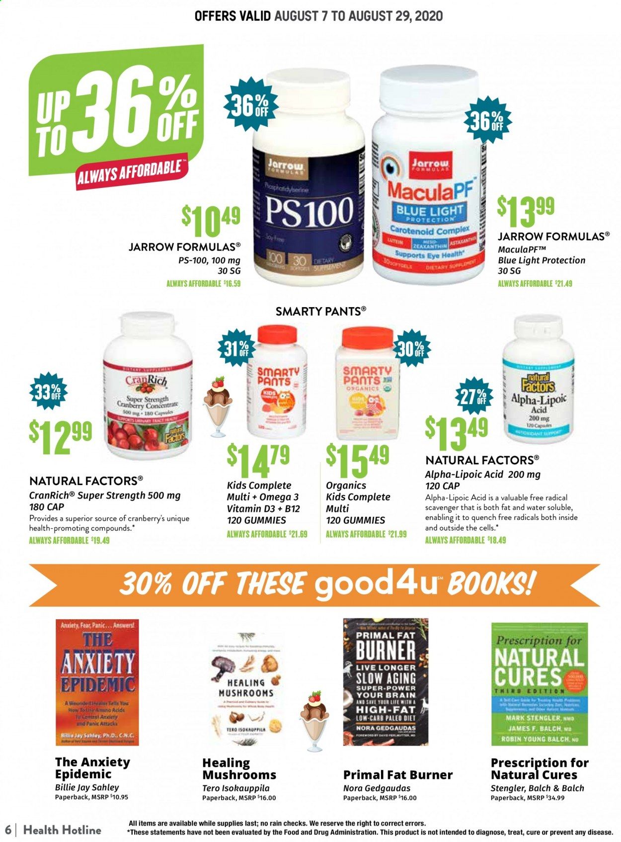 Natural Grocers Weekly Ad August 7 to August 29
