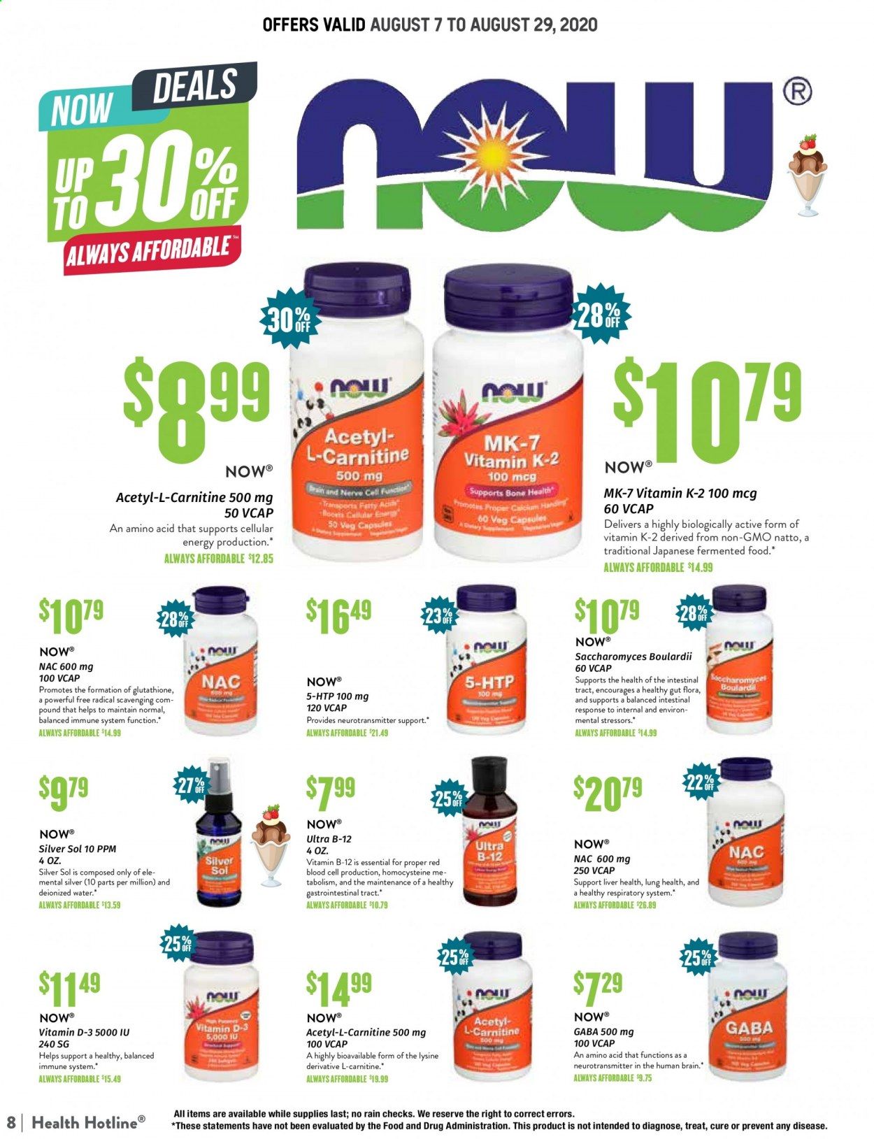 Natural Grocers Weekly Ad August 7 to August 29