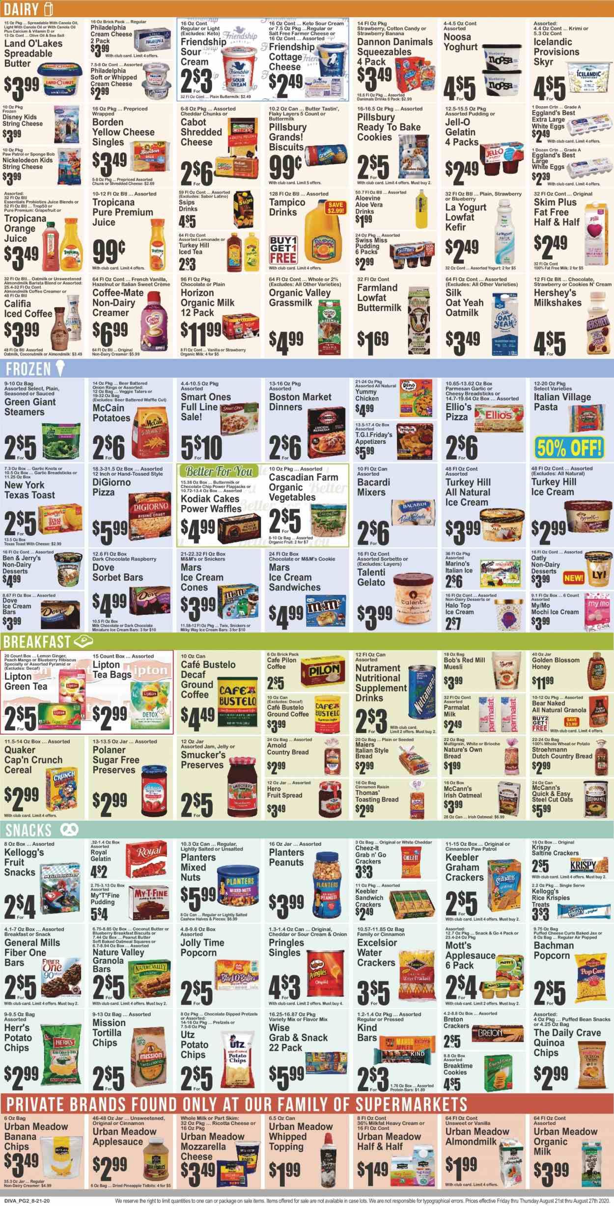 Key Food (NJ, NY) Weekly Ad August 21 to August 27