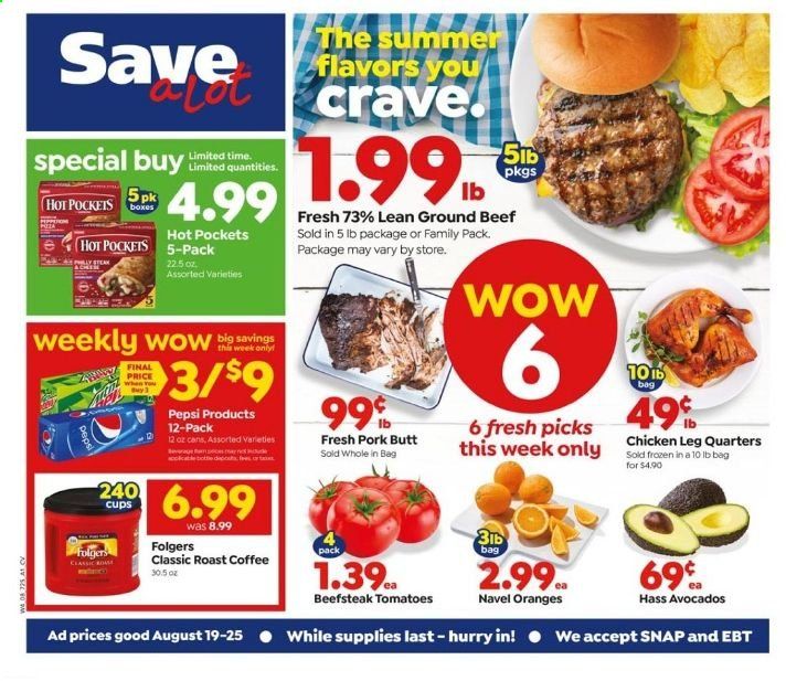 Save a Lot Weekly Ad August 19 to August 25