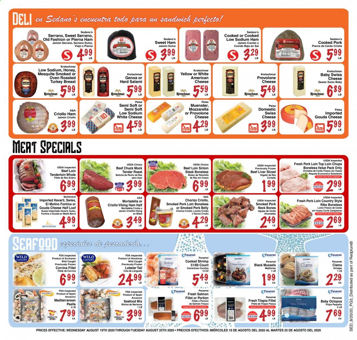Sedano's Weekly Ad August 19 to August 25