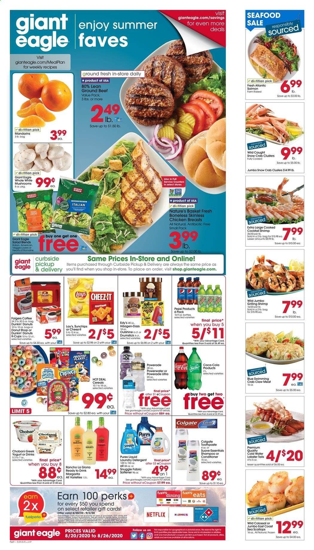 Giant Eagle (MD, PA) Weekly Ad August 20 to August 26