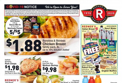 Redner's Markets Weekly Ad August 20 to August 26