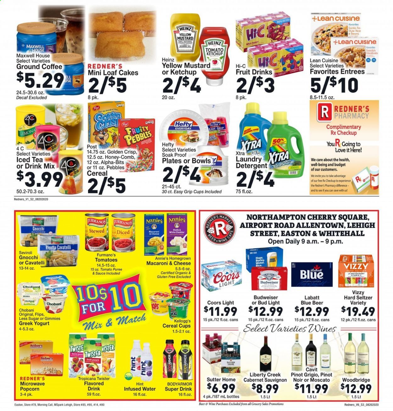 Redner's Markets Weekly Ad August 20 to August 26