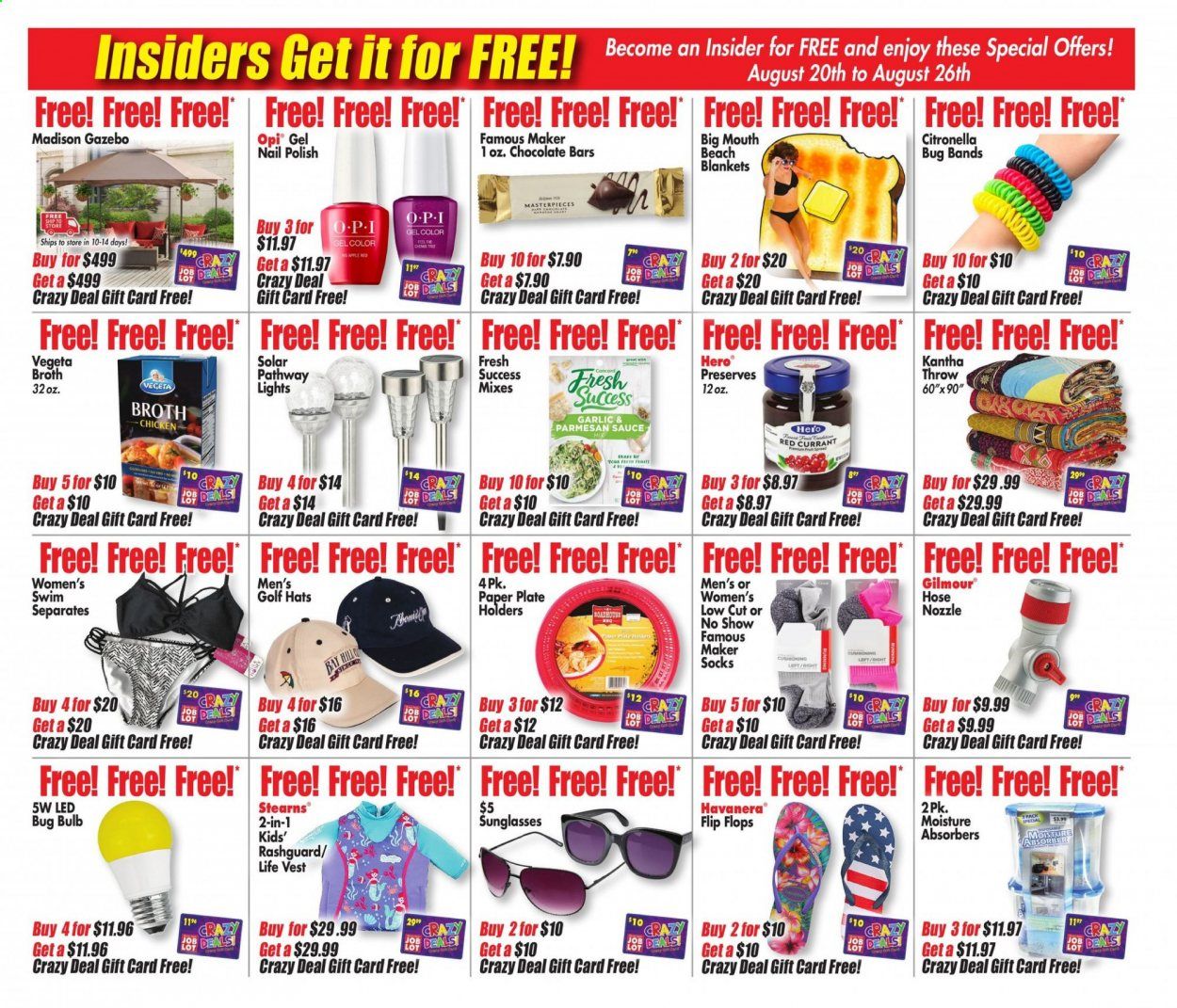 Ocean State Job Lot Weekly Ad August 20 to August 26