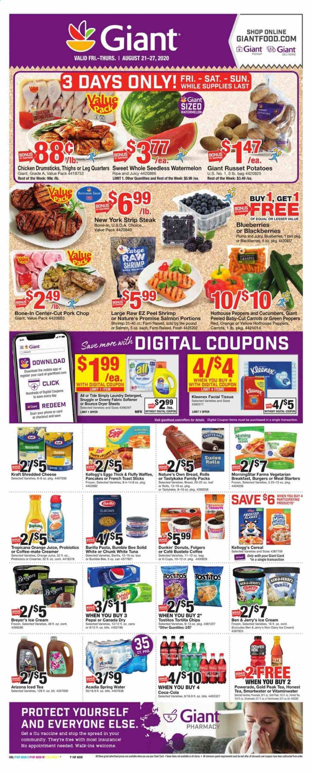 Giant Food Weekly Ad August 21 to August 27