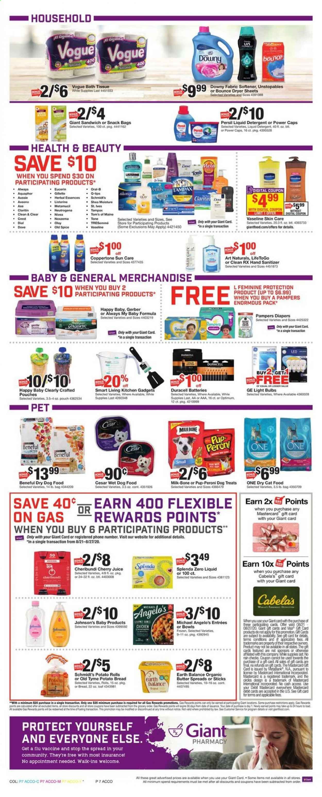Giant Food Weekly Ad August 21 to August 27