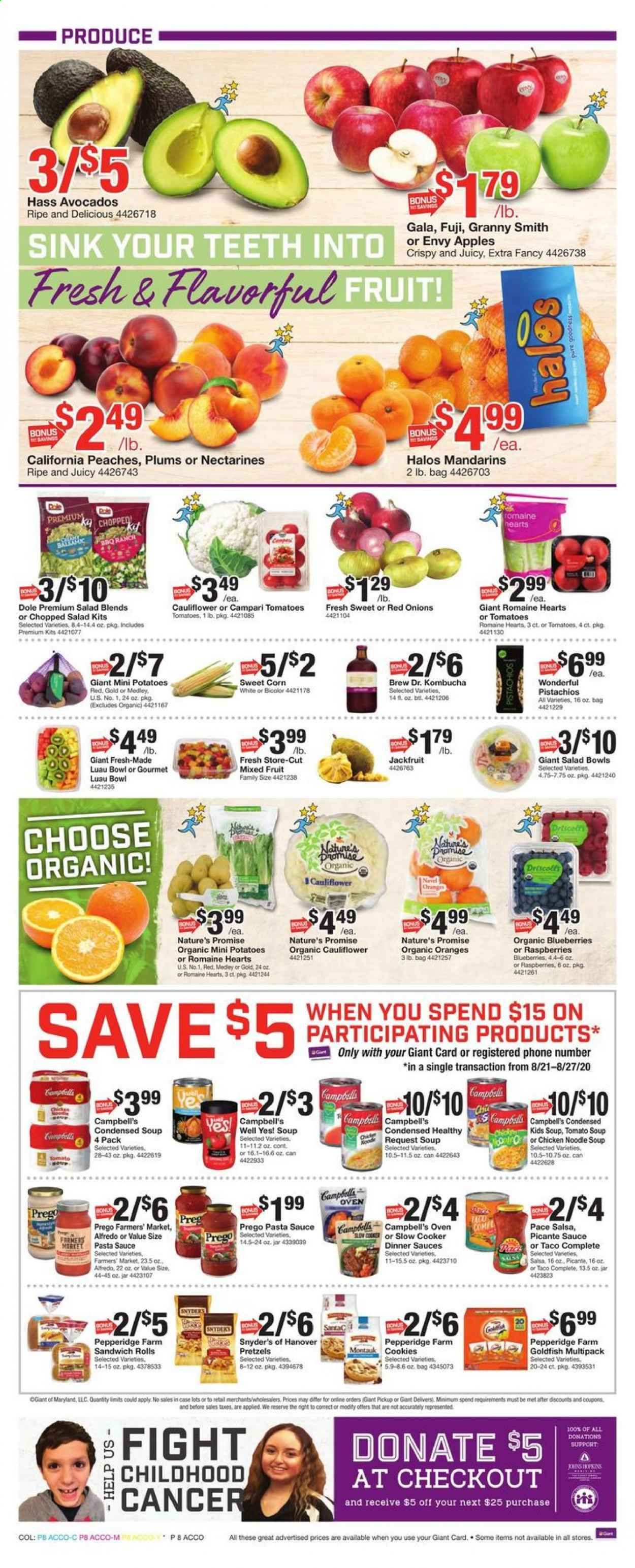 Giant Food Weekly Ad August 21 to August 27
