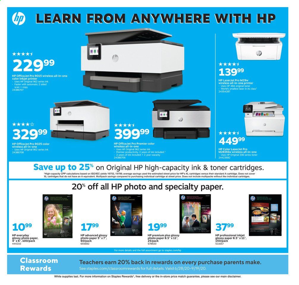 Staples Weekly Ad August 23 to August 29