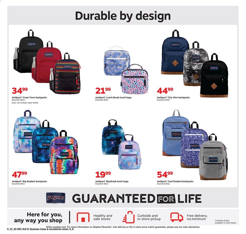 Staples Weekly Ad August 23 to August 29