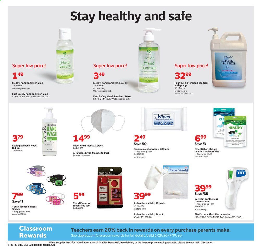 Staples Weekly Ad August 23 to August 29