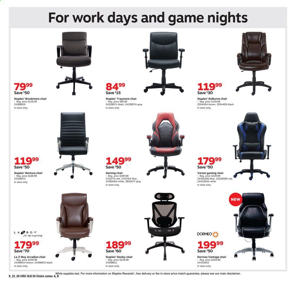 Staples Weekly Ad August 23 to August 29