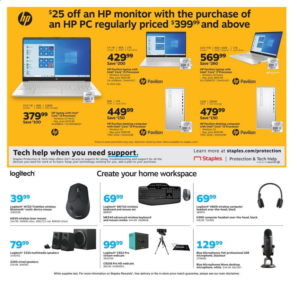 Staples Weekly Ad August 23 to August 29