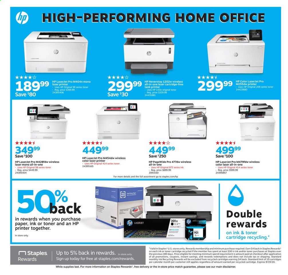 Staples Weekly Ad August 23 to August 29