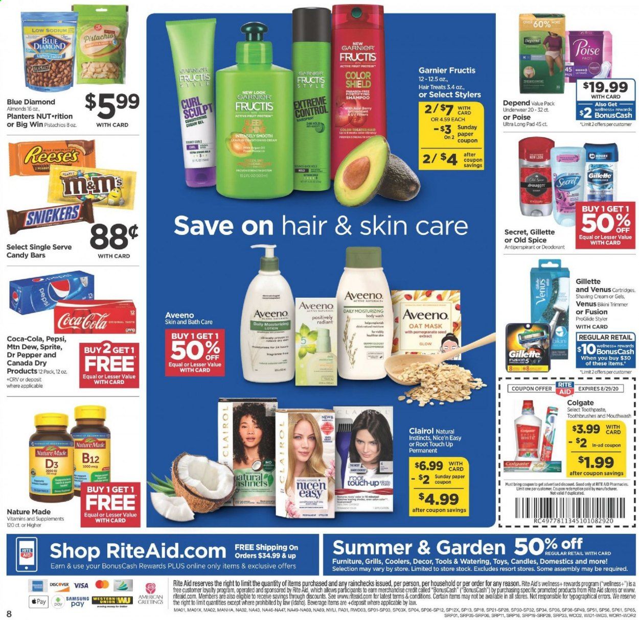 RITE AID Weekly Ad August 23 to August 29