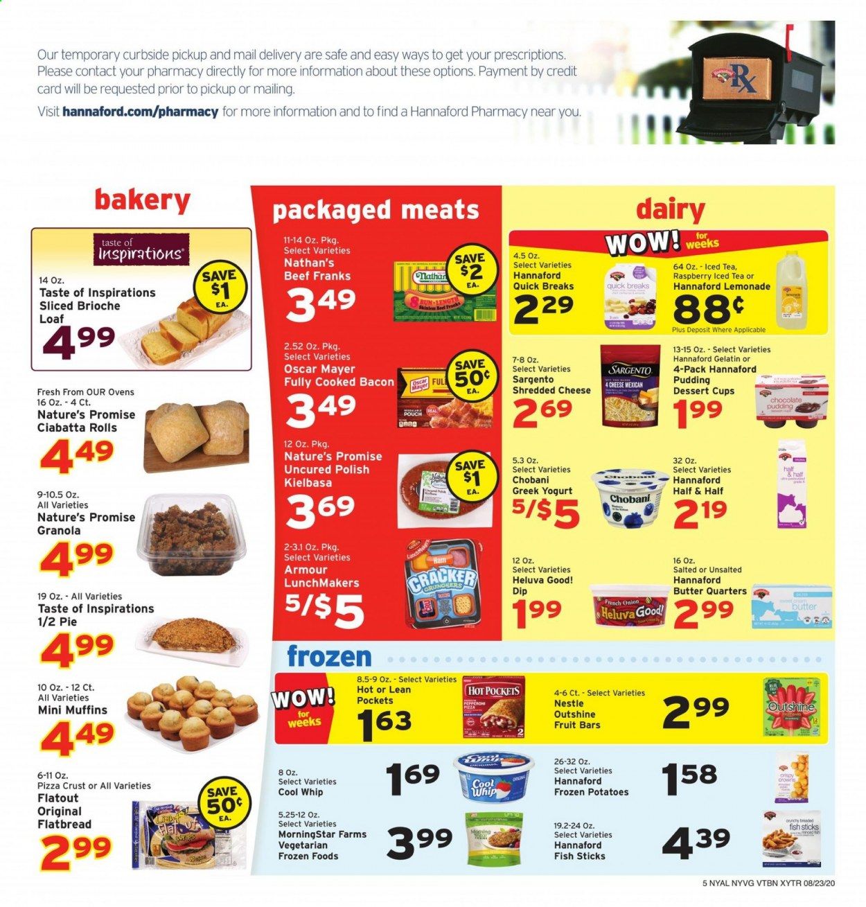 Hannaford (NY) Weekly Ad August 23 to August 29