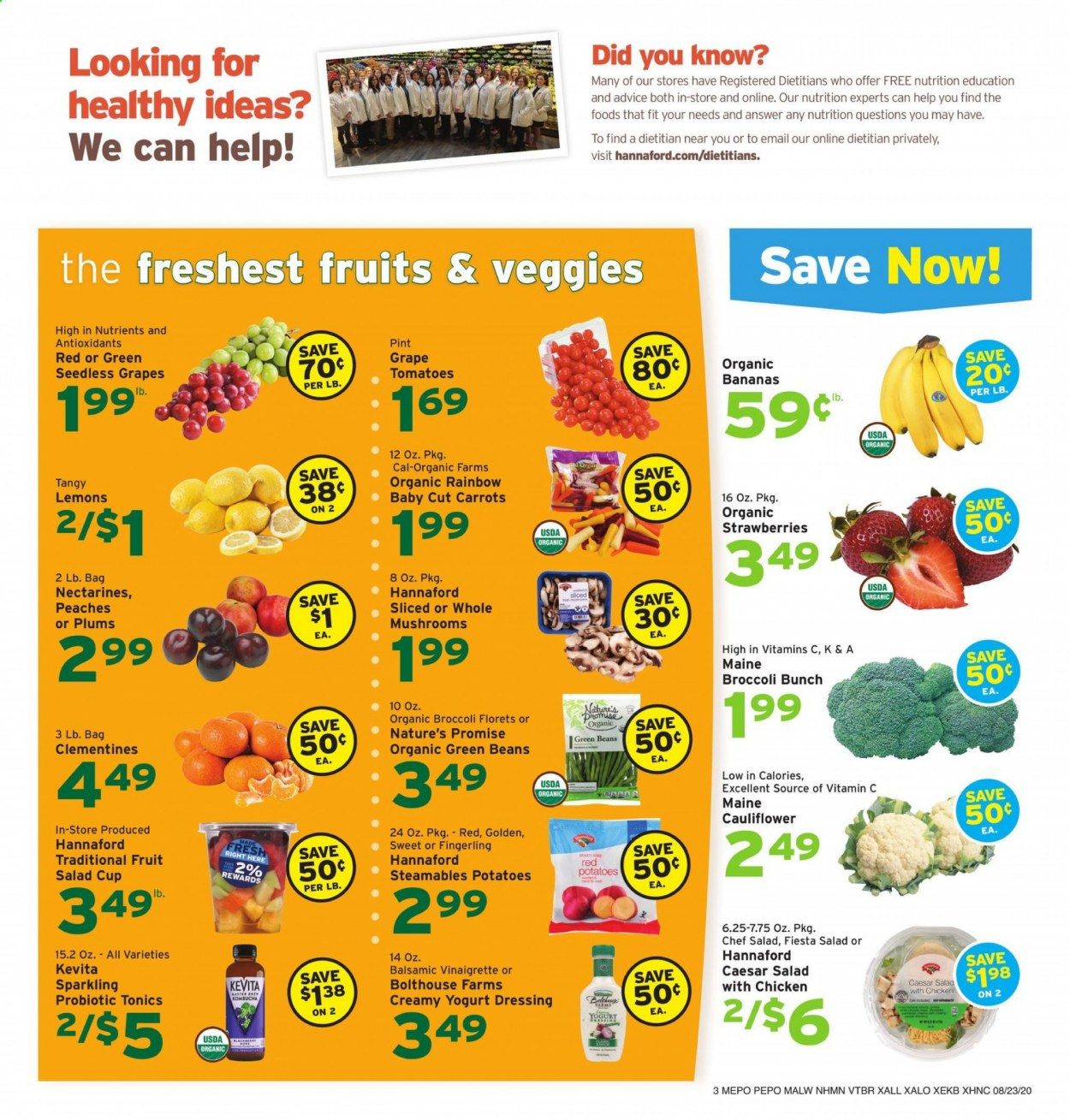 Hannaford (NH) Weekly Ad August 23 to August 29