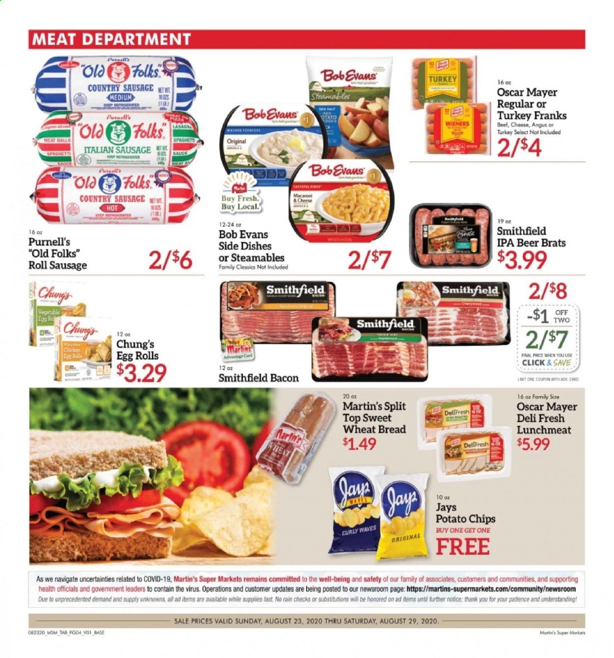 Martin’s Weekly Ad August 23 to August 29