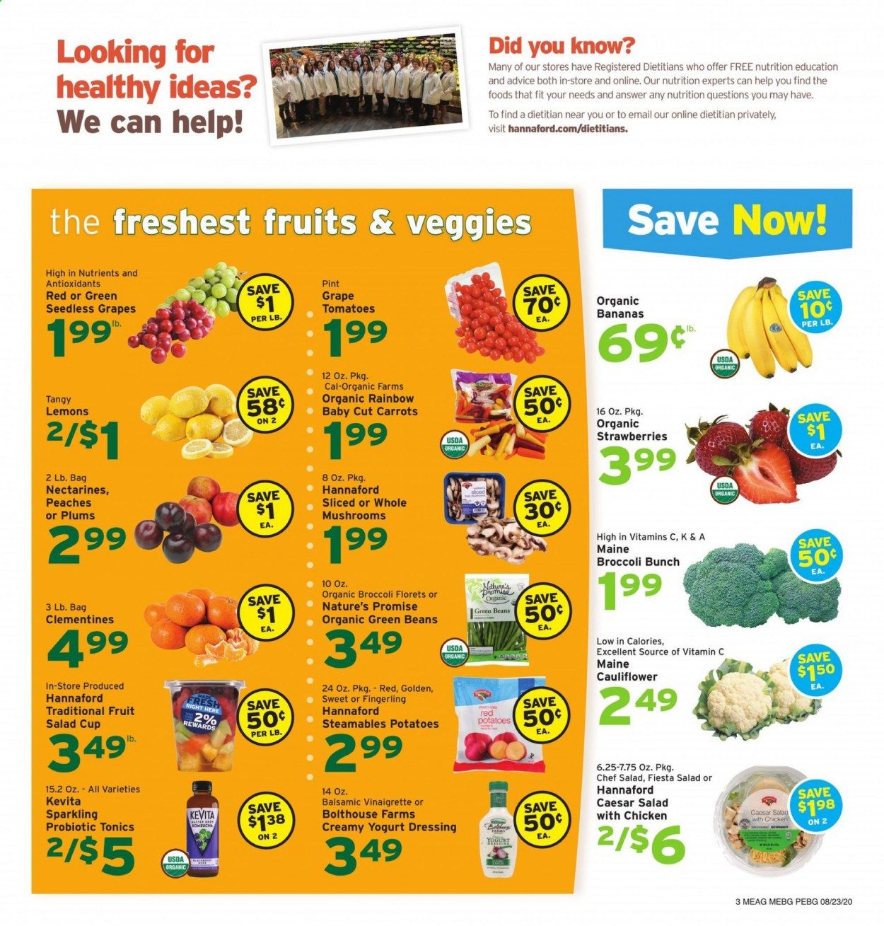 Hannaford (ME) Weekly Ad August 23 to August 29