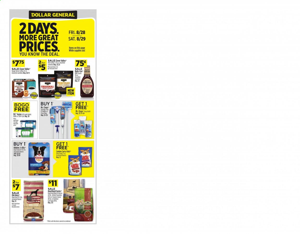 Dollar General (TN) Weekly Ad August 23 to August 29