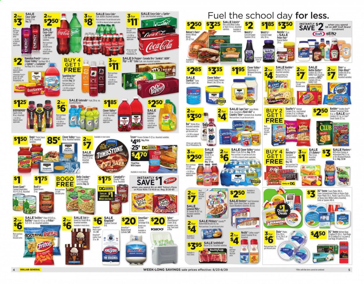 Dollar General (TN) Weekly Ad August 23 to August 29