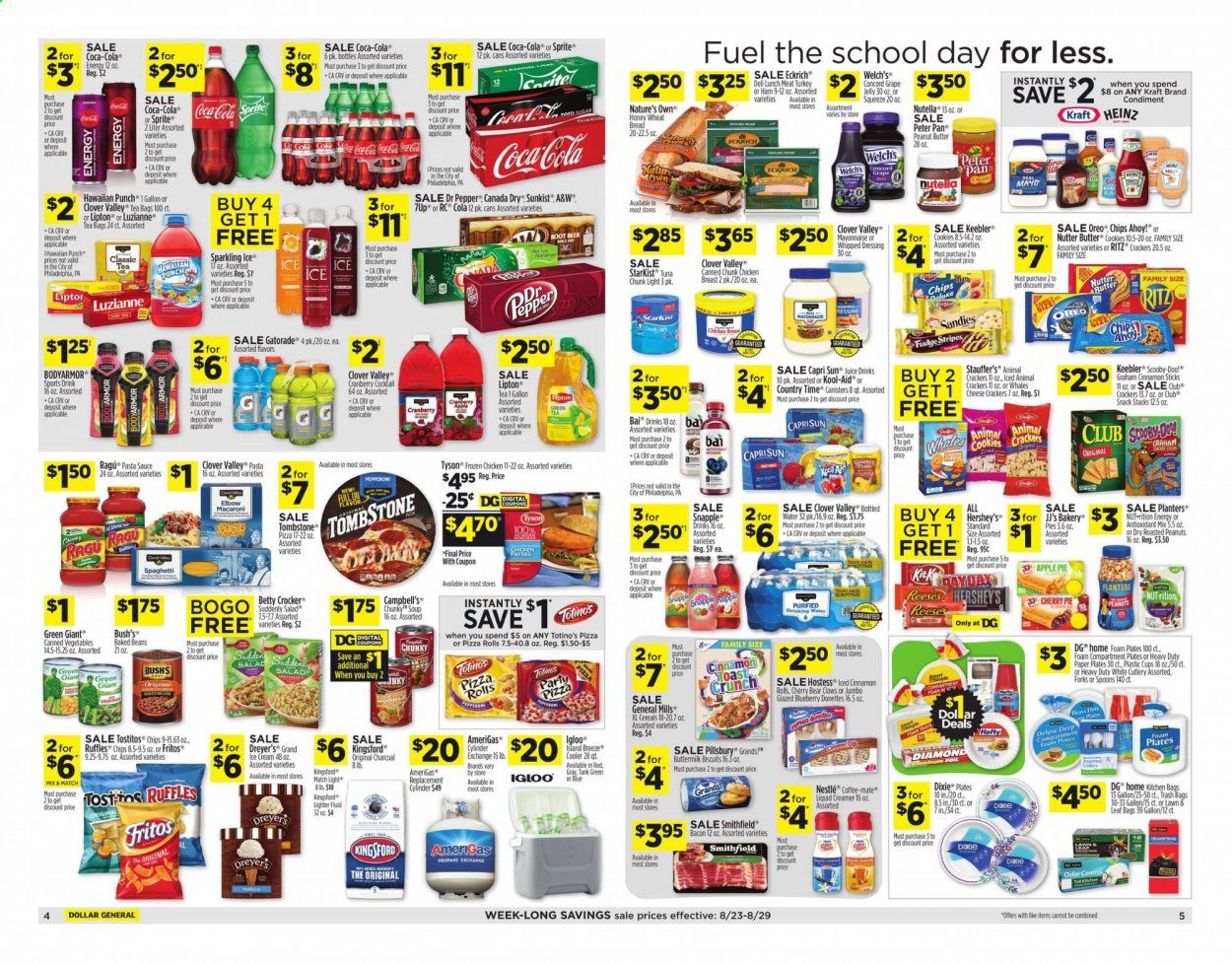 Dollar General (CA, NV) Weekly Ad August 23 to August 29