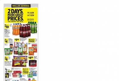 Dollar General (IN) Weekly Ad August 23 to August 29