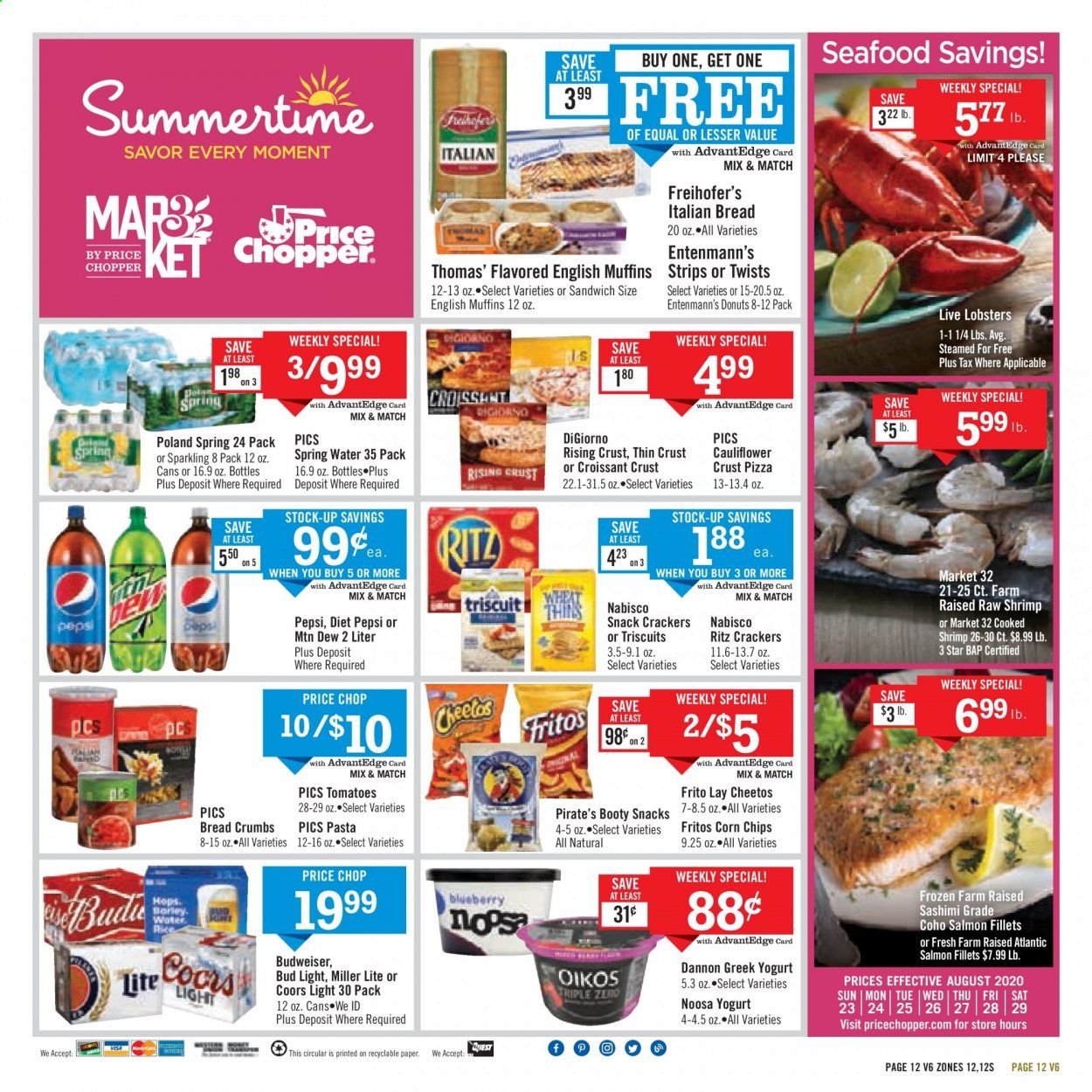 Price Chopper (VT) Weekly Ad August 23 to August 29