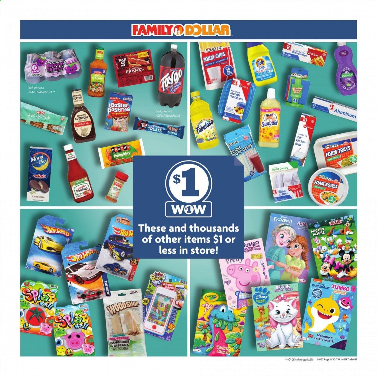 Family Dollar Weekly Ad August 23 to August 29