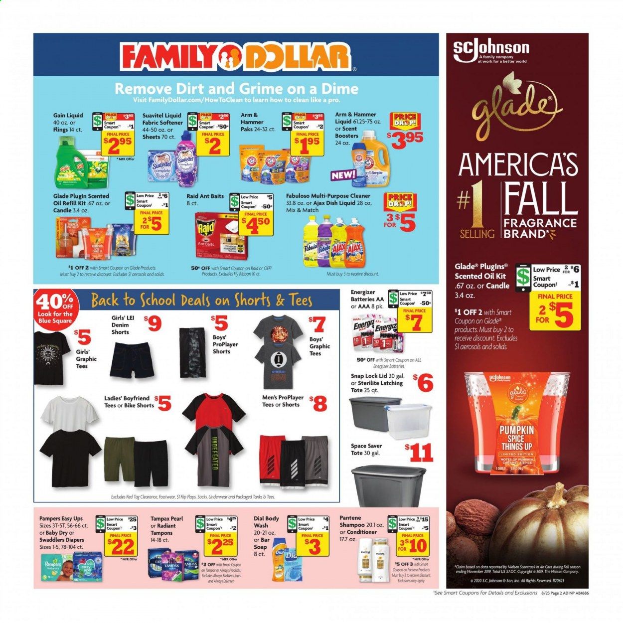 Family Dollar Weekly Ad August 23 to August 29