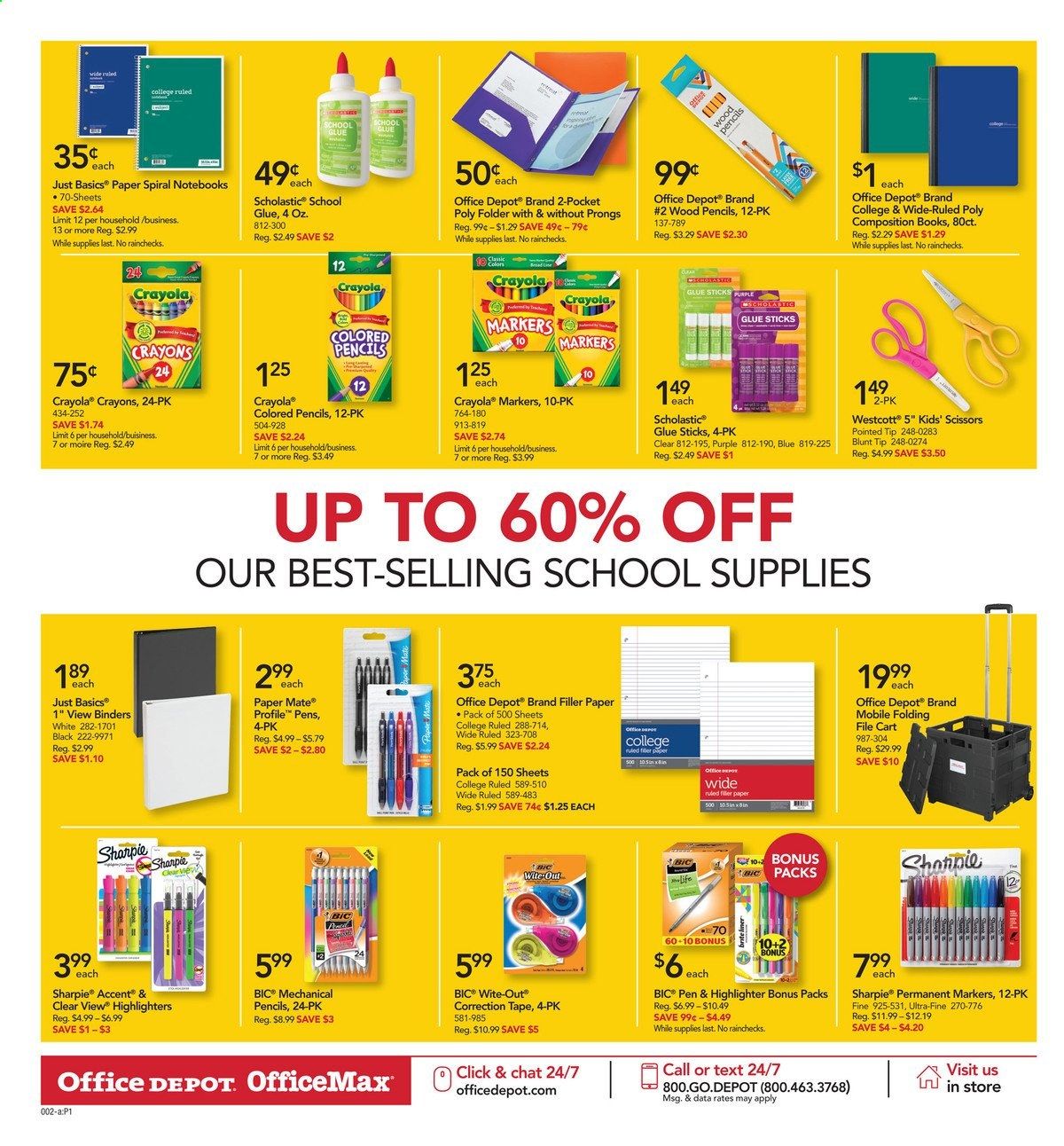 Office DEPOT Weekly Ad August 23 to August 29