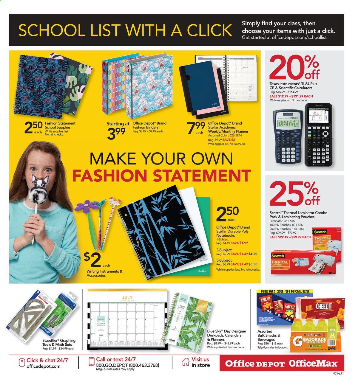 Office DEPOT Weekly Ad August 23 to August 29