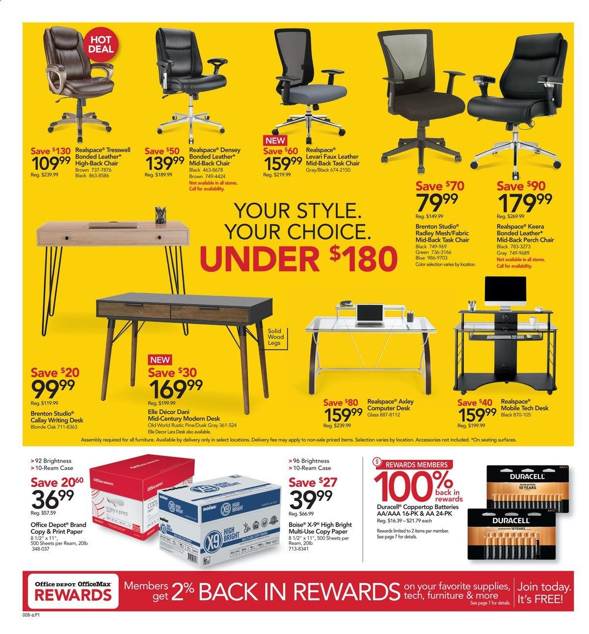 Office DEPOT Weekly Ad August 23 to August 29
