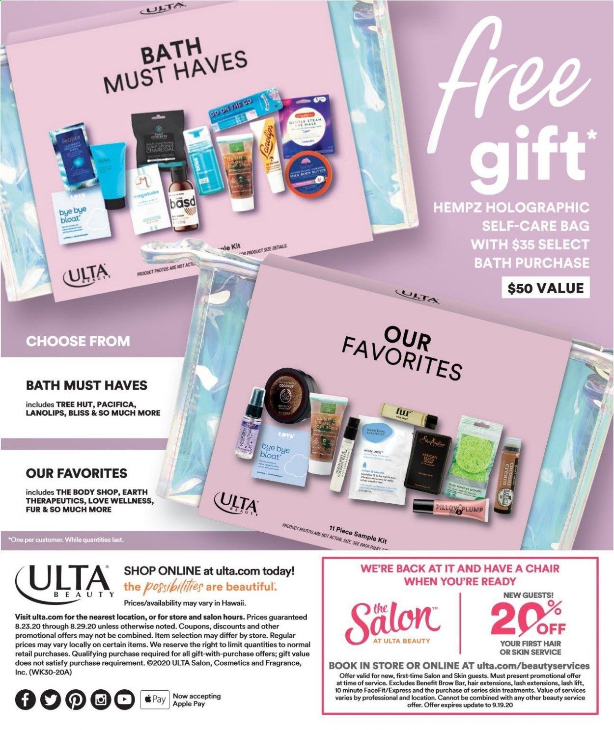 Ulta Beauty Weekly Ad August 23 to August 29