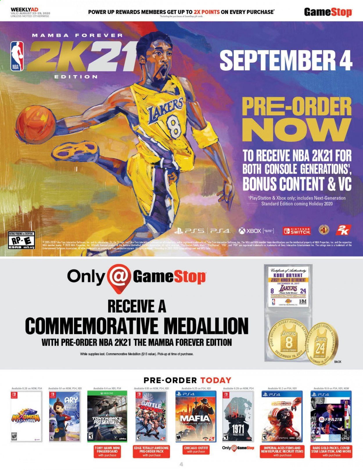 GameStop Weekly Ad August 23 to August 29