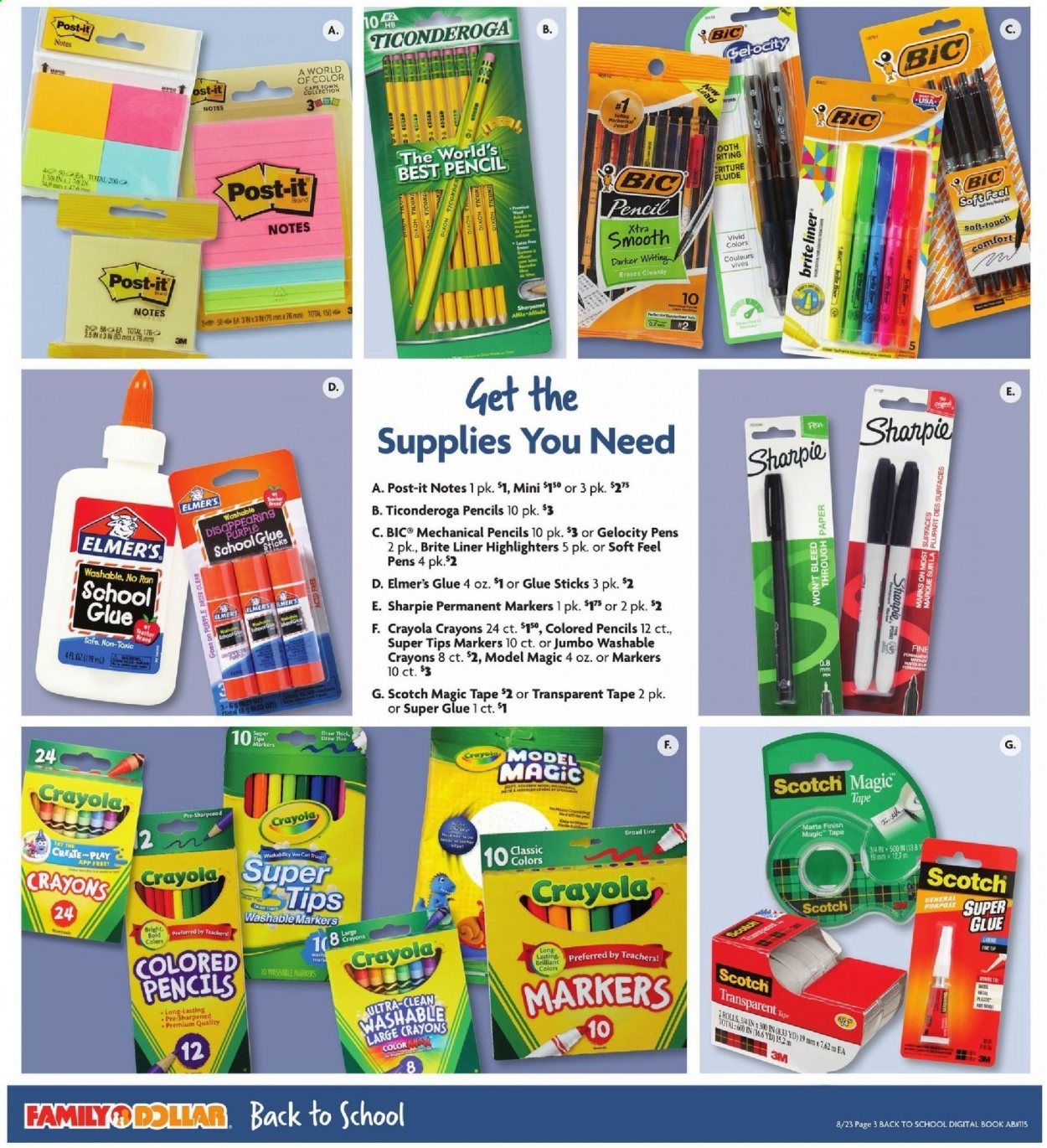 Family Dollar Weekly Ad August 23 to September 19