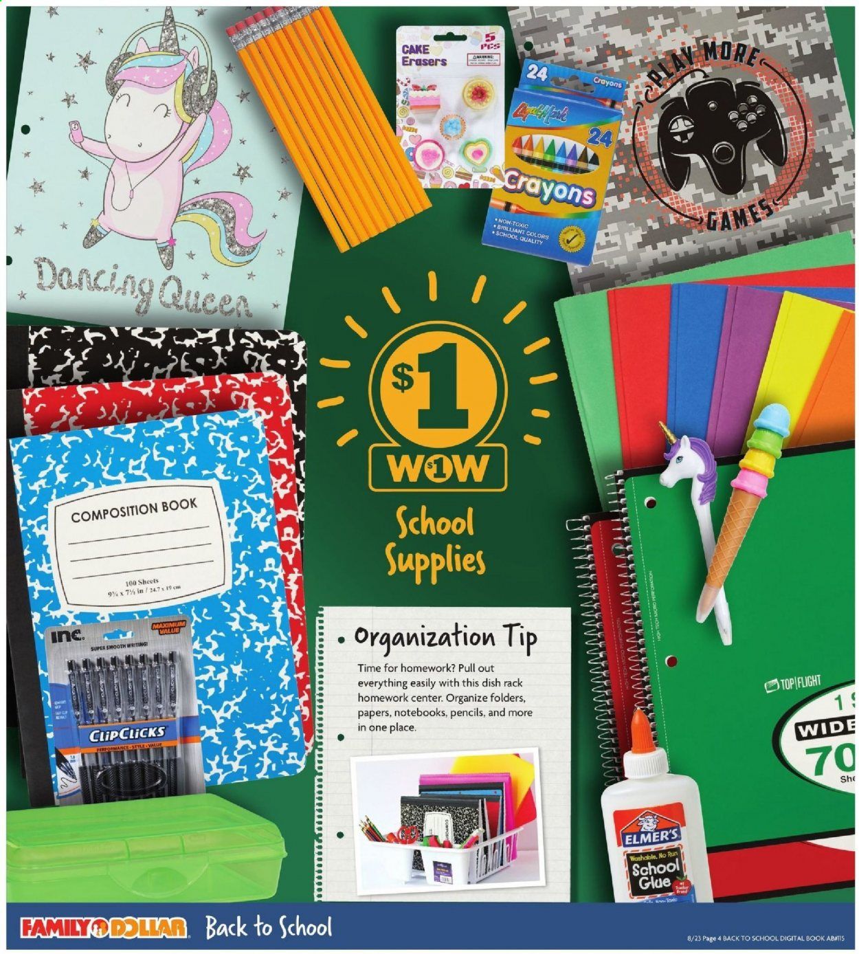 Family Dollar Weekly Ad August 23 to September 19