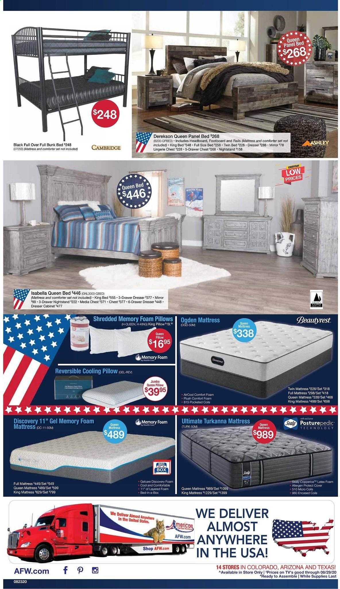 American Furniture Warehouse (CO) Weekly Ad August 23 to August 29