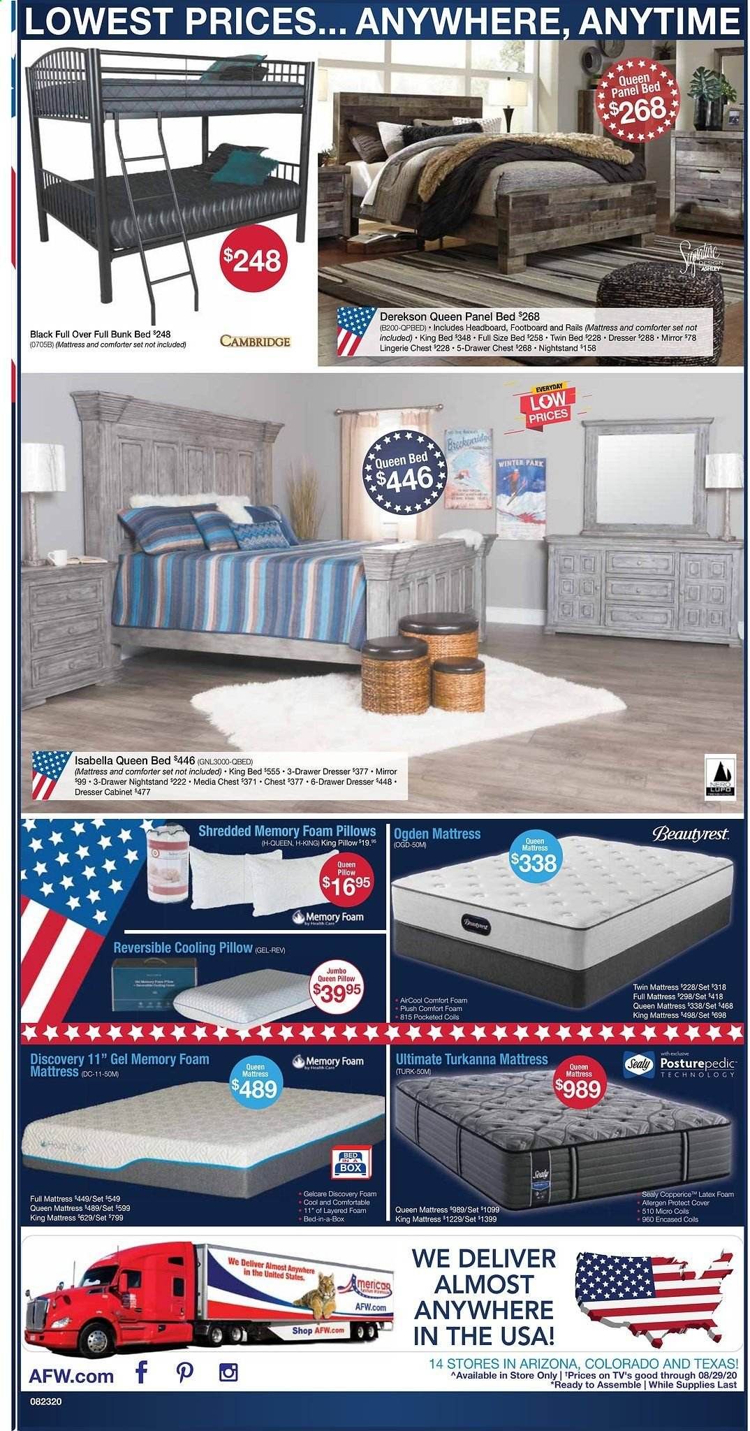 American Furniture Warehouse (AZ) Weekly Ad August 23 to August 29