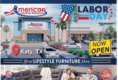 American Furniture Warehouse (TX) Weekly Ad August 23 to August 29