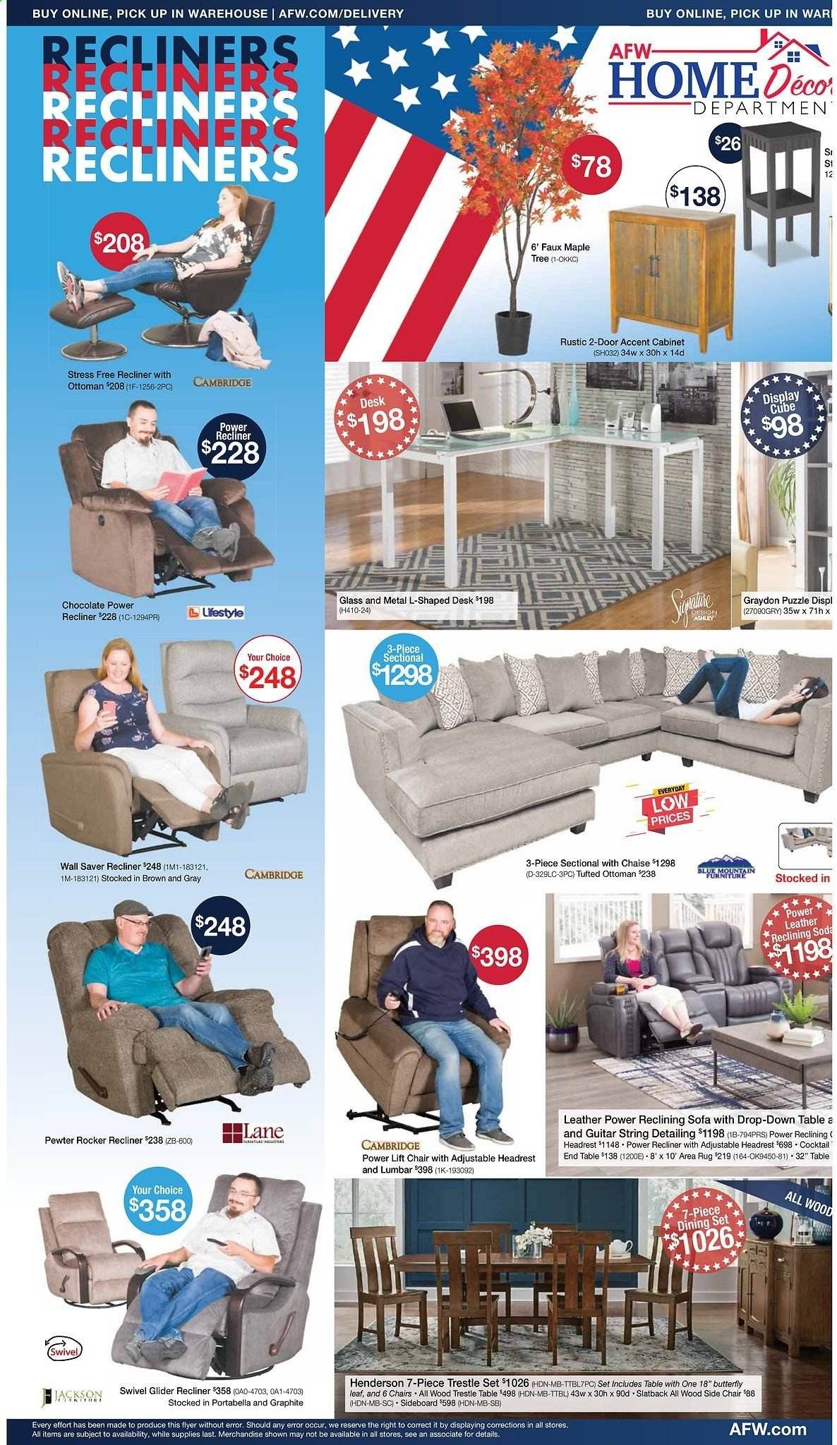 American Furniture Warehouse (TX) Weekly Ad August 23 to August 29
