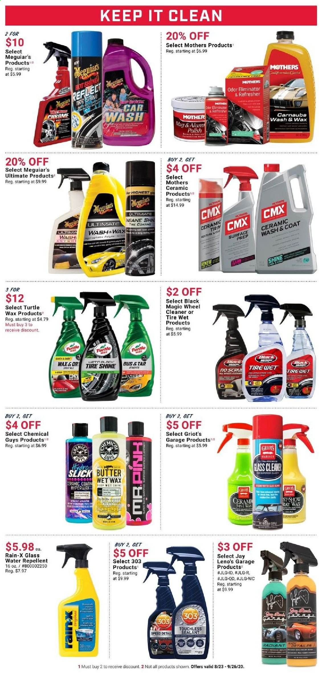 Pep Boys Weekly Ad August 23 to September 26