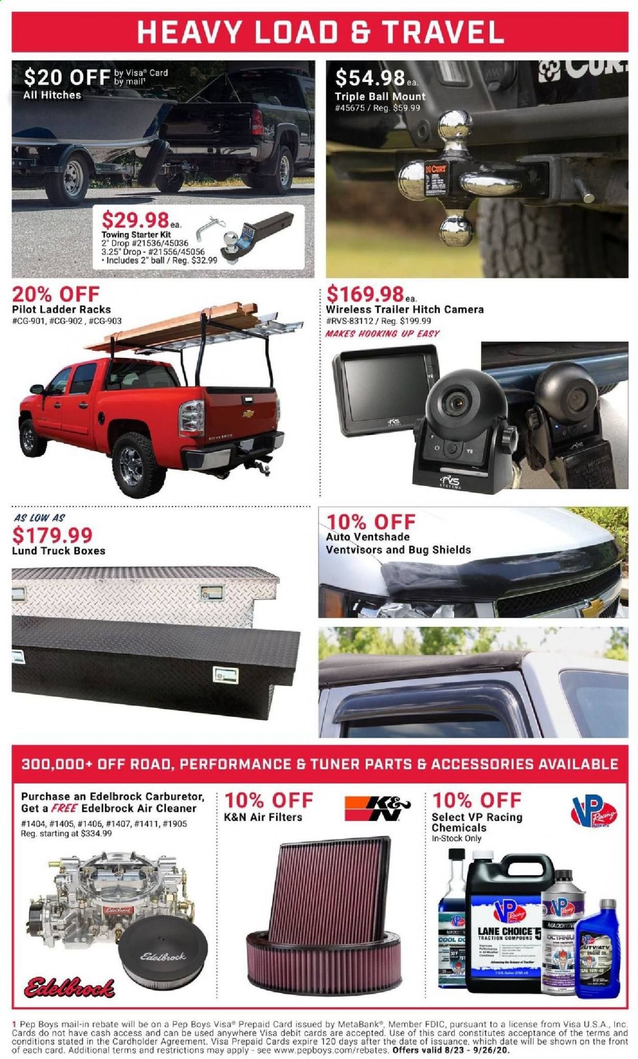 Pep Boys Weekly Ad August 23 to September 26
